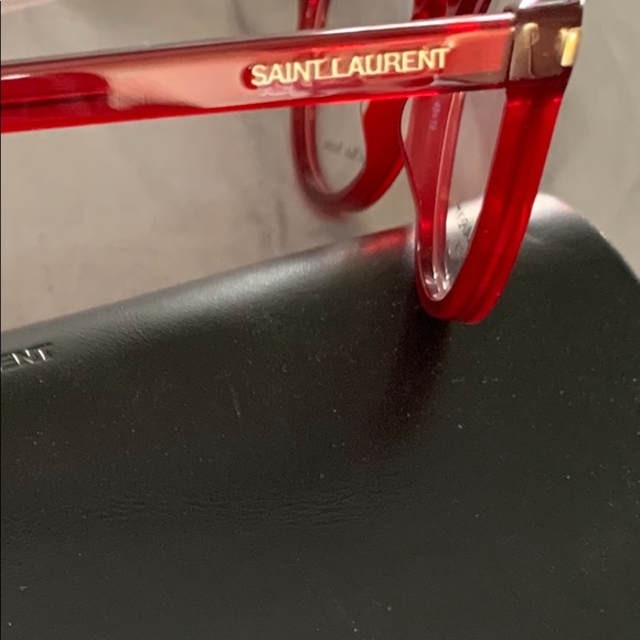🎉HP🎉 Saint Laurent Paris Burgundy Classic 10 Glasses - Picture 5 of 8